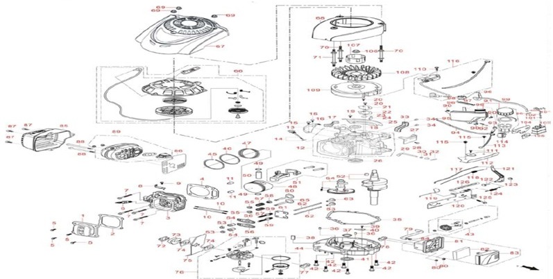 MITM 1-0222 engine repair parts